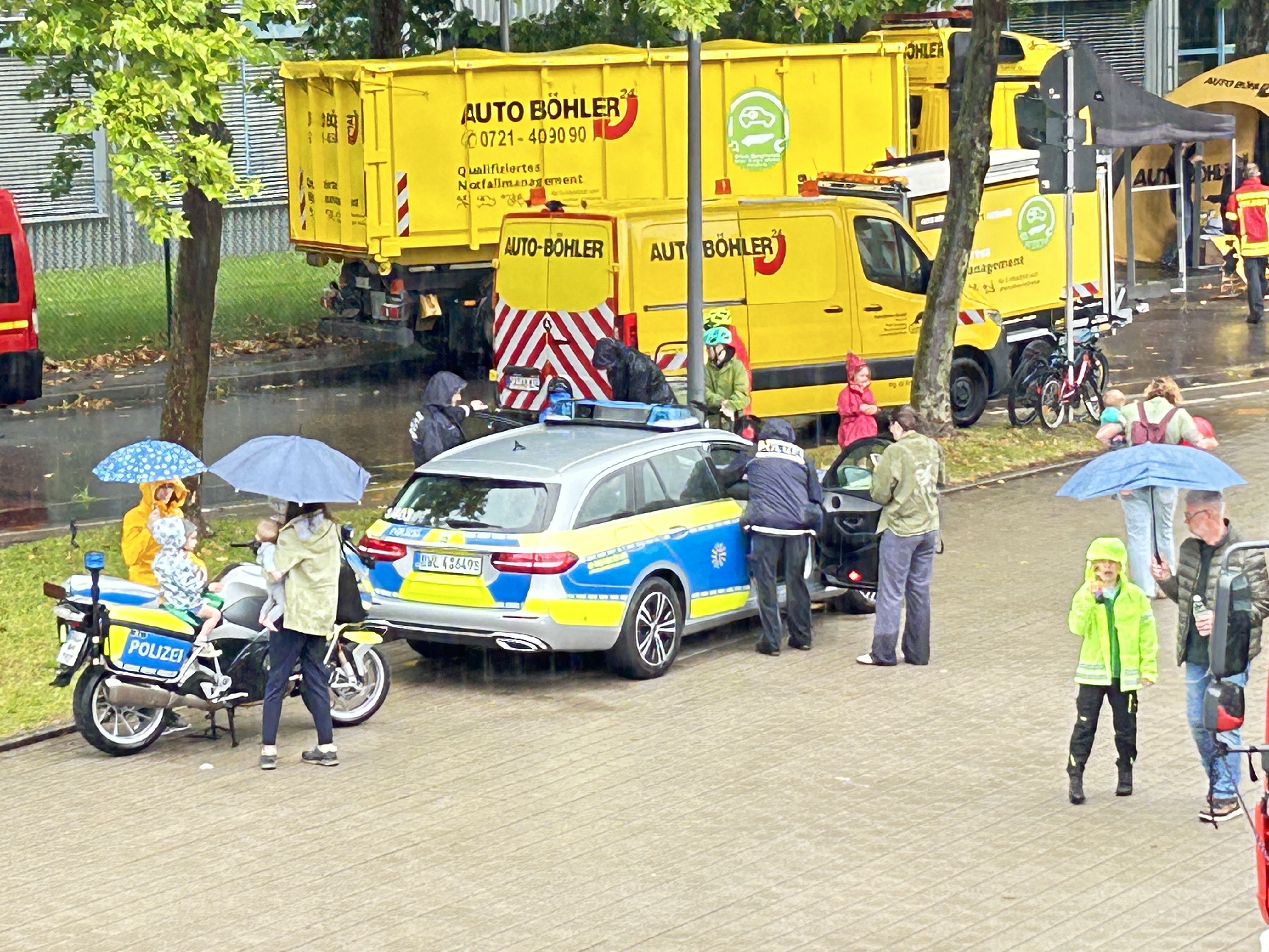Übersichtsbild Polizei und Böhler